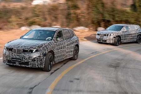 BMW iX3 Long Wheel Base LWB langer Radstand für China Erlkönig Prototyp