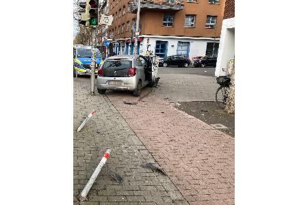 Foto: Polizei Münster. Das Foto zeigt den Unfallort. Veröffentlichung mit dieser Mitteilung honorarfrei.