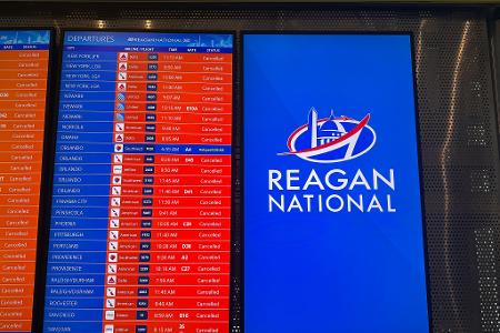 Nichts geht mehr: Abflüge sind gestrichen.