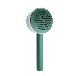 Kamm Airbag Massage Kammbürste Luftkissen Kamm Kopfhaut Antistatisch Relax Kamm mit Spiegel Tragbare Haarbürste für Haarstylingwerkzeug (grün) von 通用