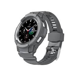 通用 Robustes Armband für Samsung Galaxy Watch 4 Classic 42 mm Band mit Stoßstangen-Zubehör, für Männer und Frauen, Sport-Schutzhüllen für Galaxy Watch 4, 42 mm von 通用