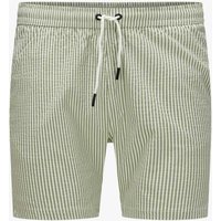 04651/ A trip in a bag  - Seersucker Badeshorts | Herren (XL) von 04651/ A trip in a bag