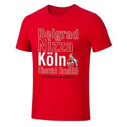 1. FC Köln Köln T-Shirt „Europatour 2022/23 Gr. 2XL, Rot von 1. FC Köln