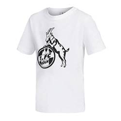 1. FC Köln T-Shirt „Basic weiß schwarz Gr. 2XL von 1. FC Köln