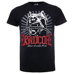 100% Hardcore Herren T-Shirt Dog-1, Black, XXL von 100% Hardcore