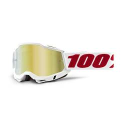 100% Accuri 2 Goggle, Erwachsene, Denver mit Echte Goldlinse von 100%