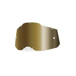 100% Unisex-Adult Racecraft/Accuri/Strata Replacement Sunglass Lenses, Gold, Erwachsene von 100%