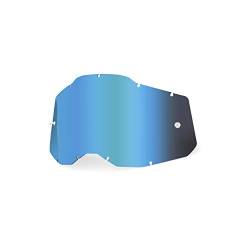 100% Unisex-Adult Racecraft/Accuri/Strata Replacement Sunglass Lenses, Spiegel Blau, Erwachsene von 100%