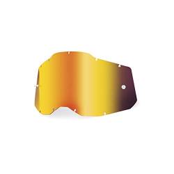 100% Unisex-Adult Racecraft/Accuri/Strata Replacement Sunglass Lenses, Spiegel Rot, Erwachsene von 100%