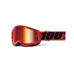 100% Unisex-Child Strata 2 Sunglasses, Rot, Kinder von 100%