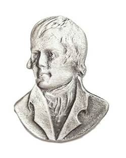 Robert "Rabbie Burns Zinn Pin Badge – lp1031 von 1000 Flags