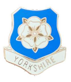 Yorkshire County Weiße Rosen Anstecker von 1000 Flags