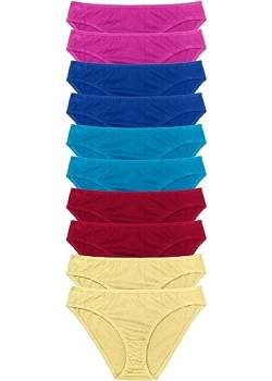 1001-kleine-Sachen 10er-Pack Damenslips Sophia Slip im Multipack aus Baumwolle Unterhosen in 5 Farben, Größe 36/38, 40/42, 44/46, 48/50, 52/54 (36/38) von 1001-kleine-Sachen