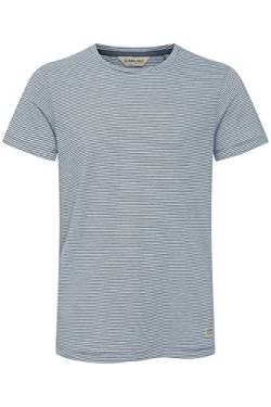 11 Project Fiete Herren T-Shirt Kurzarm Shirt mit Streifen, Größe:XL, Farbe:Bluestone (184217) von 11 Project