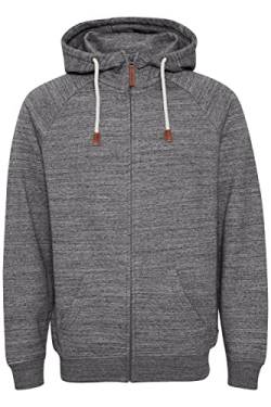 11 Project Mense Herren Sweatjacke Kapuzenjacke Hoodie mit Kapuze mit hochabschließendem Kragen, Größe:XXL, Farbe:Pewter Mix (200277) von 11 Project