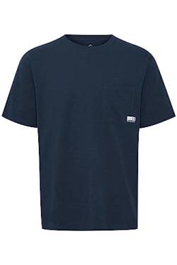 11 Project PREmil SS Tee Herren T-Shirt Kurzarm Shirt Basic mit Brusttasche Casual Fit Hochwertige Baumwoll-Qualität, Größe:L, Farbe:Insignia Blue (194010) von 11 Project