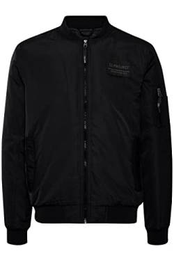 11 Project PRMartins Herren Bomberjacke Übergangsjacke Jacke Blouson gefüttert mit Rippkragen Regular Fit, Größe:L, Farbe:Black (194007) von 11 Project