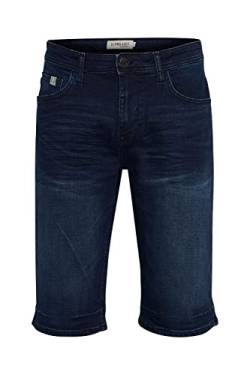 11 Project PRNordian Herren Jeans Shorts Kurze Denim Hose mit Gürtelschlaufen 5-Pocket-Look Regular Fit, Größe:L, Farbe:Denim Dark Blue (200292) von 11 Project