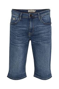 11 Project PRNordian Herren Jeans Shorts Kurze Denim Hose mit Gürtelschlaufen 5-Pocket-Look Regular Fit, Größe:L, Farbe:Denim Middle Blue (200291) von 11 Project