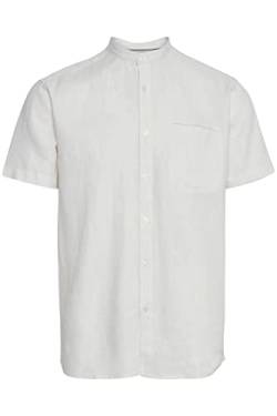 11 Project PROcke Herren Kurzarmhemd aus Leinenmix Herrenhemd Hemd, Größe:L, Farbe:Off White (114201) von 11 Project