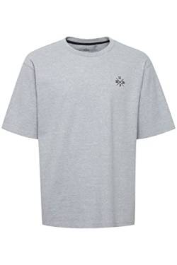 11 Project PROlie Herren T-Shirt Kurzarm Shirt Basic Hochwertige Baumwoll-Qualität Rundhalsausschnitt Überschnittene Schultern Oversize Fit, Größe:L, Farbe:Stone Mix (200274) von 11 Project