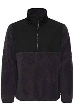 11 Project PRPiet Troyer Sweatshirt Herren Pullover Sweater mit Teddy Fell mit Stehkragen Regular Fit, Größe:XL, Farbe:Forged Iron (193907) von 11 Project