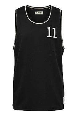 11 Project PRZayden Herren Tank Top mit Print Basketball Trikot Hochwertige Mesh-Qualität mit Patch, Größe:XL, Farbe:True Black (194008) von 11 Project