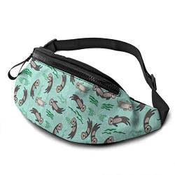 Gürteltasche Meerestiere, Umhängetaschen Verstellbarer Brusttasche Multifunktionale Sport Gürteltasche Für Hundetraining Wandern Herren 14X35Cm von 177