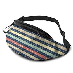 Handytasche Tasche Kreative Liebesstreifen, Waist Fanny Pack Mode Gurttasche Verstellbarer Gürteltasche Für Outdoor Reisen Damen 14X35Cm von 177