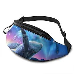 Lauftasche Aurora Buckelwal, Brusttasche Mode Hüfttasche Große Kapazität Schultertaschen Für Fahrrad Camping Joggen 14X35Cm von 177