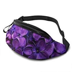 Sport Hüfttasche Frühlingsblumen Von Flieder, Handytasche Tasche Multifunktionale Gurttasche Große Kapazität Gürteltasche Für Running Hundetraining Fahrrad 14X35Cm von 177