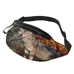 Sport Hüfttasche Wolf, Taillentasche Große Kapazität Lauftasche Mode Waist Fanny Pack Für Fahrrad Reisen Damen 14X35Cm von 177