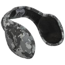 180s Men´s Camo Digital Print Ohrenschützer Ohrenwärmer Ohrenschutz Earband Damen/Herren - mit Futter Herbst-Winter - One Size grau von 180s