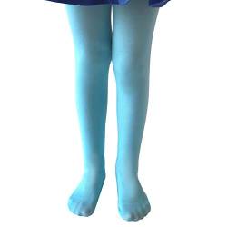 18MM Kinder Strumpfhose Mädchen Feinstrumpfhose Leggins Schulstrumpfhosen (L - (5-7 Jahre) 110 cm - 130 cm, Skyblue) von 18MM