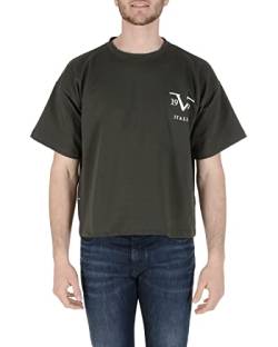 19V69 ITALIA Azir, T-Shirt Herren, Dunkelgrün, L von 19V69 ITALIA