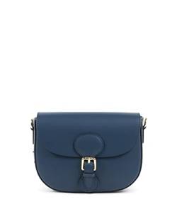 19V69 ITALIA Damen Crossbody Navy Blue Bl10296 52 Ruga Marineblau Tasche Made in Italy von 19V69 ITALIA