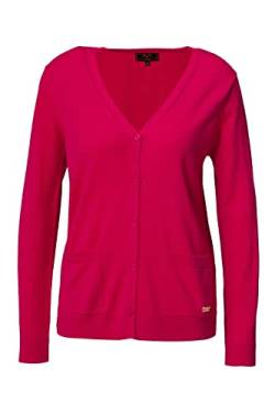 19V69 ITALIA Damen Kiara Fuchsia Henley-Hemd, Medium von 19V69 ITALIA