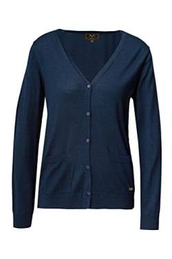 19V69 ITALIA Damen Kiara Navy Blue Henley-Hemd, blau, Medium von 19V69 ITALIA