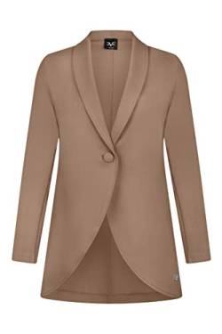 19V69 ITALIA Damen Mono Beige Blazer, M von 19V69 ITALIA