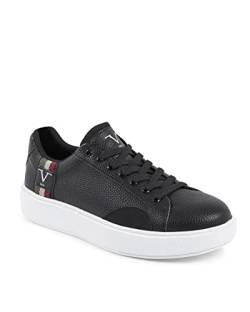 19V69 ITALIA Herren Sneaker SNK 001 M Black Oxford-Schuh, Nero, 39 EU von 19V69 ITALIA