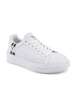 19V69 ITALIA Herren Sneaker SNK 001 M White Oxford-Schuh, Bianco, 41 EU von 19V69 ITALIA