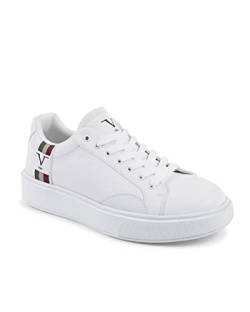 19V69 ITALIA Herren Sneaker SNK 001 M White Oxford-Schuh, Bianco, 45 EU von 19V69 ITALIA