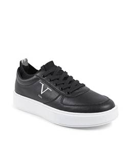 19V69 ITALIA Herren Sneaker SNK 002 M Black Oxford-Schuh, Nero, 39 EU von 19V69 ITALIA