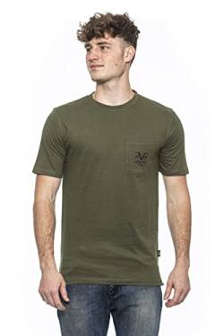 19V69 ITALIA Ivan, T-Shirt Herren, Oliven, XL von 19V69 ITALIA