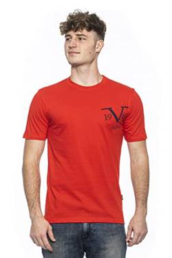 19V69 ITALIA Mike, T-Shirt Herren, Rot, XL von 19V69 ITALIA