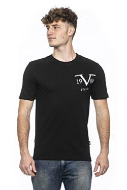 19V69 ITALIA Mike, T-Shirt Herren, Schwarz, XL von 19V69 ITALIA