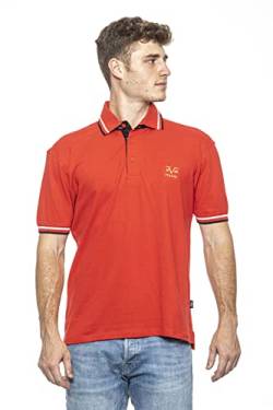 19V69 ITALIA Retro, Polohemd Herren, Rot, M von 19V69 ITALIA