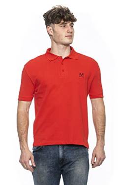 19V69 ITALIA Ricamo, Polohemd Herren, Rot, XXL von 19V69 ITALIA