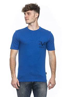 19V69 ITALIA Troy, T-Shirt Herren, Blau, M von 19V69 ITALIA