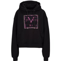 19V69 Italia by Versace Hoodie HILA Damen Kapuzenpullover mit Pailletten - Logoprint (S-XXL) von 19V69 Italia by Versace